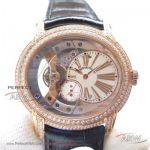 V9 Factory Audemars Piguet Millenary 4101 Rose Gold Diamond Bezel 47mm Automatic Watch 15350OR.OO.D093CR